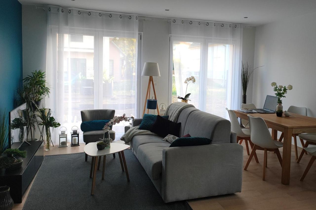 LA MAISON BLEUE, à 20 mn de Strasbourg, sur la route des vins, jusqu'à 6 personnes, Sélestat Exterior foto
